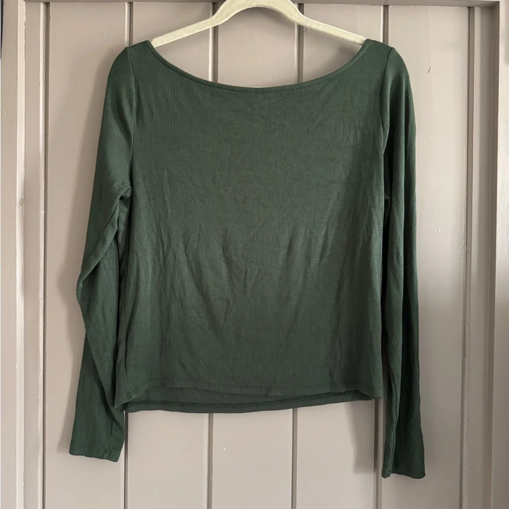 Wild Fable Ribbed Boatneck Top - Picture 1 of 4